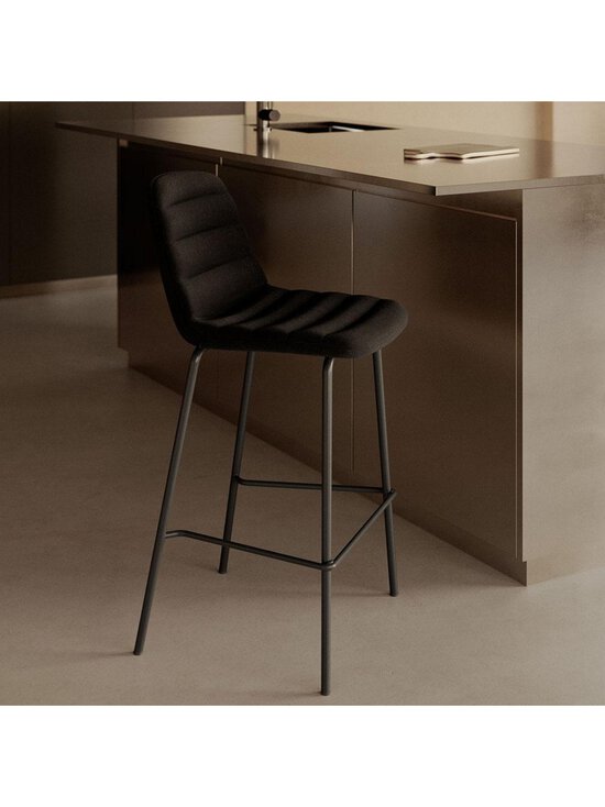 Kave Home - Zunilda-baarituoli musta/musta K 65 cm - BLACK | Stockmann - photo 6