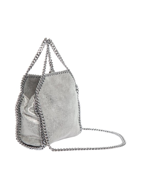 Stella McCartney - Falabella Tiny Bag Shiny Dotted Chamois -olkalaukku - 1113 STEEL GREY - photo 2 Stella McCartney - Falabella Tiny Bag Shiny Dotted Chamois -olkalaukku - 1113 STEEL GREY | Stockmann - photo 2