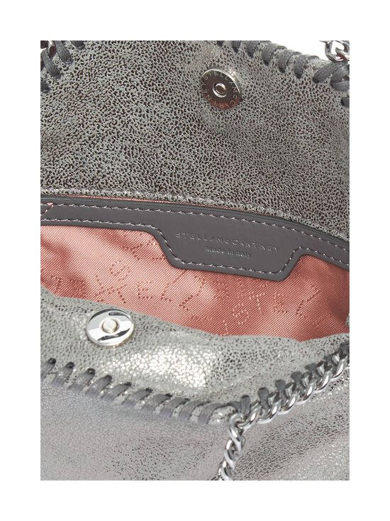 Stella McCartney - Falabella Tiny Bag Shiny Dotted Chamois -olkalaukku - 1113 STEEL GREY - photo 3 Stella McCartney - Falabella Tiny Bag Shiny Dotted Chamois -olkalaukku - 1113 STEEL GREY | Stockmann - photo 3