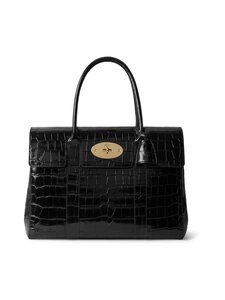 Mulberry - Bayswater Croc -käsilaukku - A100 BLACK | Stockmann