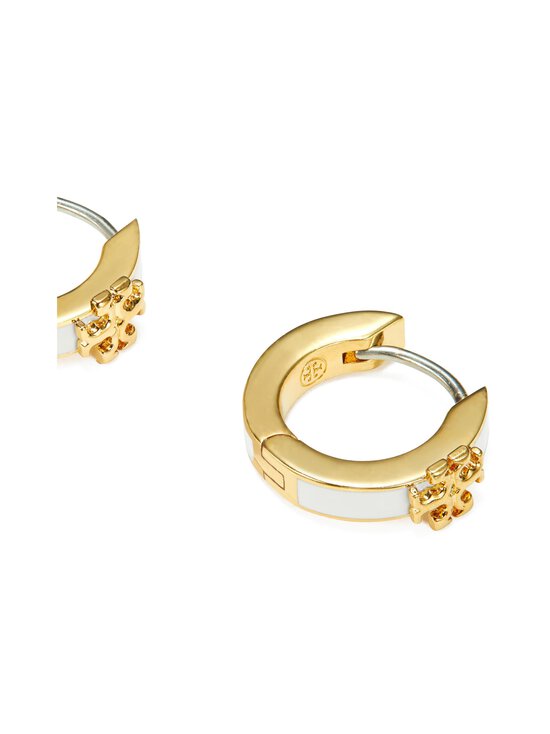 Tory Burch - Kira Huggie -emalikorvakorut - TORY GOLD / NEW IVORY - photo 2 Tory Burch - Kira Huggie -emalikorvakorut - TORY GOLD / NEW IVORY | Stockmann - photo 2