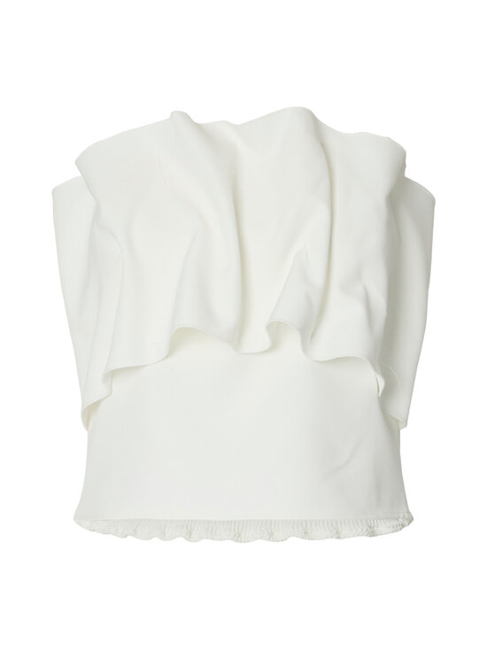 Selected - SlfVinelle Pleated Bandeau -toppi - SNOW WHITE | Stockmann - photo 1