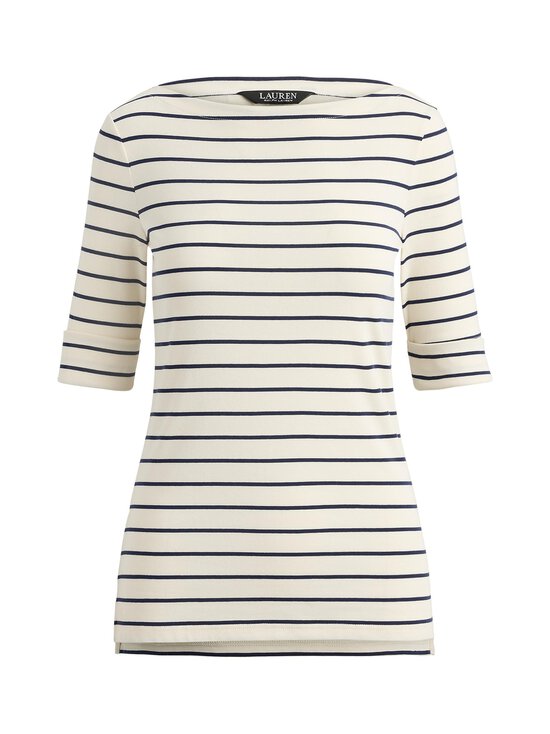 Lauren Ralph Lauren - Judy T-krekls - MASCARPONE CREAM/LAUREN NAVY | Stockmann - photo 1