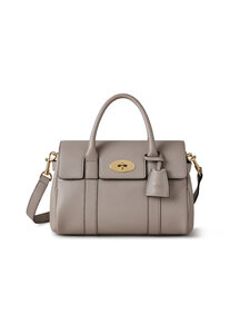 Mulberry - Bayswater Satchel Heavy Grain -käsilaukku - F924 CASHMERE TAUPE | Stockmann