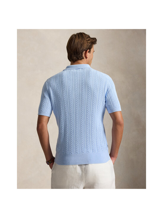 Polo Ralph Lauren - Palmikkokuvioitu pikeeneule - OFFICE BLUE | Stockmann - photo 3