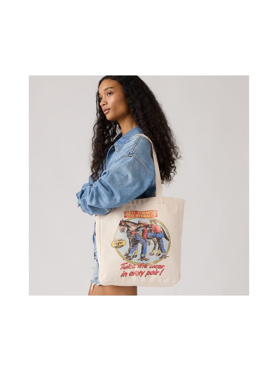 Levi's - Everyday Graphic Tote Circular -kangaskassi - 0000000243 CIRCULAR SADDLEMA | Stockmann - photo 5