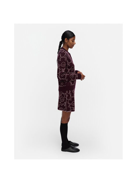 Marimekko - Toistuva Piirto Unikko -hame - 430 WINE RED, LIGHT PINK | Stockmann - photo 4