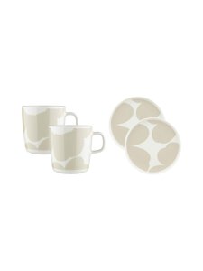 Marimekko - Oiva Iso Unikko -astiasetti - WHITE, STRAW Marimekko - Oiva Iso Unikko -astiasetti - WHITE, STRAW | Stockmann