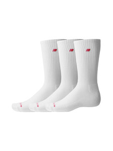 New Balance - Patch Logo Crew zeķes 3-pāri - WT WHITE | Stockmann