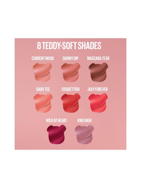 Maybelline - Superstay Teddy Tint Lipstick -nestemäinen huulipuna - 55 KNEEHIGH | Stockmann - photo 9