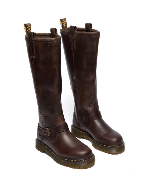 Dr. Martens - Anistone Crazy Horse Tall -saappaat - DARK BROWN | Stockmann - photo 3
