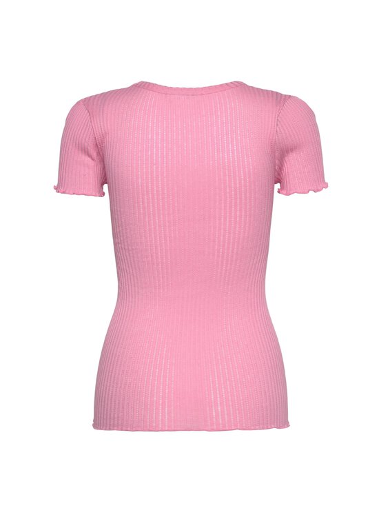 Rosemunde - RWBelize V-Neck - silkki-puuvillapaita - 045 SEA PINK | Stockmann - photo 2