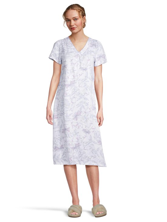 Damella - Flower-yöpaita - 324 BLUE/PINK | Stockmann - photo 2