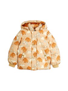 Mini Rodini - Mammoths Hooded Puffer -toppatakki - 13 BEIGE Mini Rodini - Mammoths Hooded Puffer -toppatakki - 13 BEIGE | Stockmann