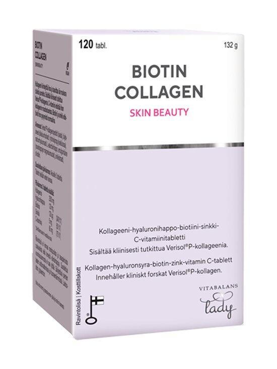 Biotiini Collagen Skin Beauty -ravintolisä 120 tabl./132 g