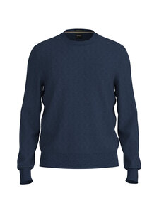BOSS - Leno-L džemperis - 481 OPEN BLUE | Stockmann