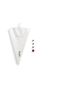 Lékué - Reusable Piping Bag Set konditorejas komplekts + 3 uzgaļi - TRANSPARENT Lékué - Reusable Piping Bag Set konditorejas komplekts + 3 uzgaļi - TRANSPARENT | Stockmann