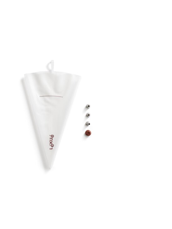 Reusable Piping Bag Set -kakkupursotin + 3 tyllaa