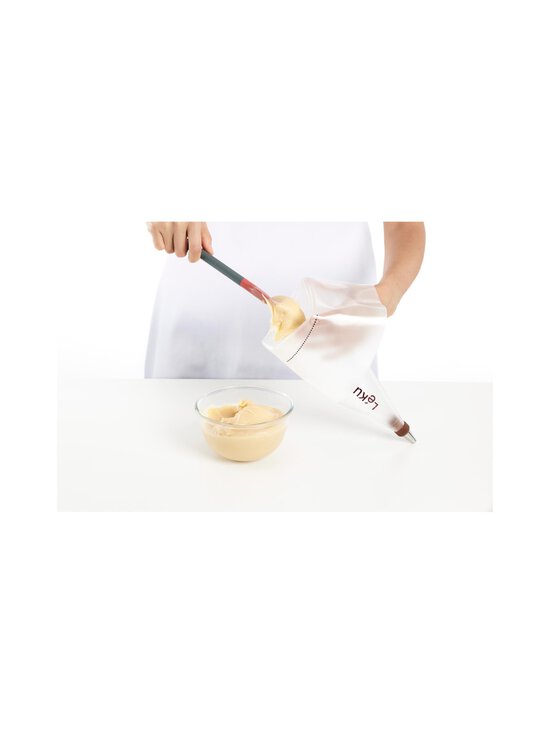 Lékué - Reusable Piping Bag Set konditorejas komplekts + 3 uzgaļi - TRANSPARENT - photo 3 Lékué - Reusable Piping Bag Set konditorejas komplekts + 3 uzgaļi - TRANSPARENT | Stockmann - photo 3