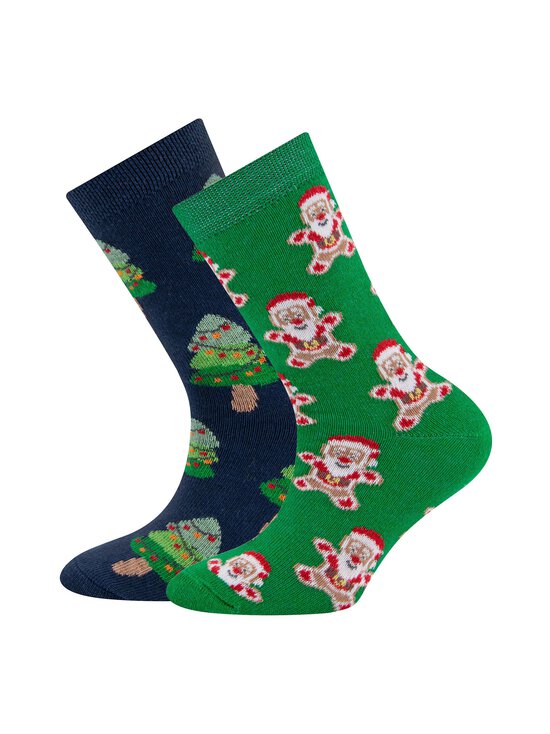 Ewers - Santa Claus / Christmas tree zeķes 2-pāri - 1 GREEN - photo 1 Ewers - Santa Claus / Christmas tree zeķes 2-pāri - 1 GREEN | Stockmann - photo 1