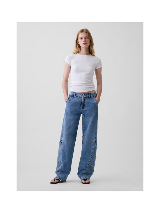 GAP - Low Rise Loose Cargo Twisted Seam džinsi - LIGHT WASH | Stockmann - photo 2