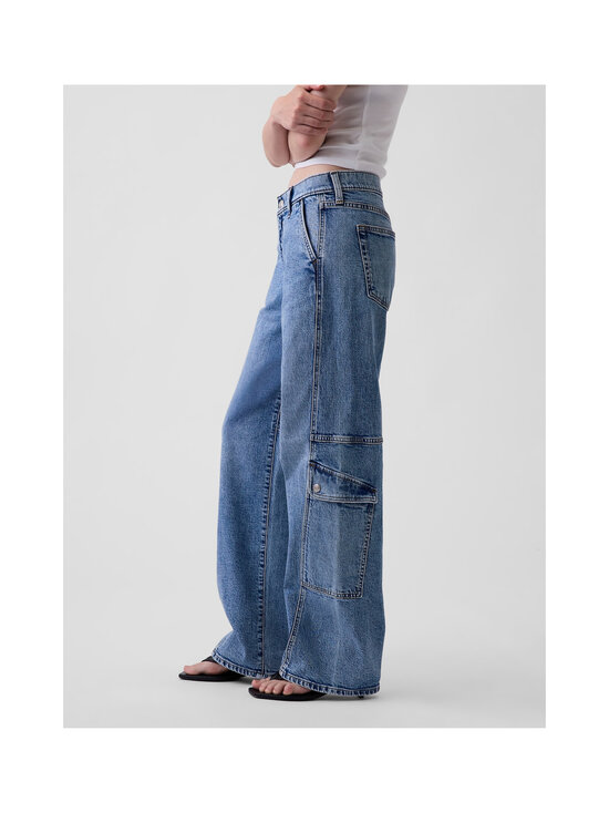 GAP - Low Rise Loose Cargo Twisted Seam džinsi - LIGHT WASH | Stockmann - photo 5
