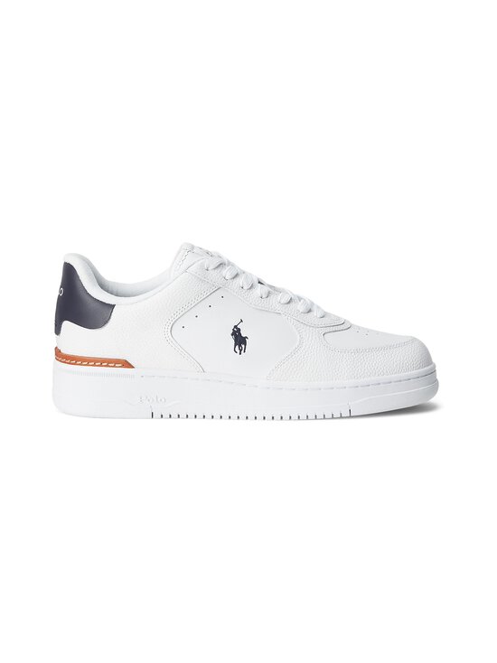 Polo Ralph Lauren - Masters Low Top ādas brīvā laika apavi - WHITE/NAVY PP | Stockmann - photo 1