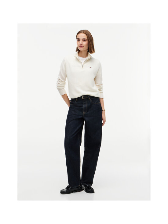 Tommy Hilfiger - Soft Wool Jersey Zip -neulepusero - Z00 IVORY PETAL | Stockmann - photo 4