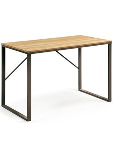 Kave Home - Talbot-työpöytä - MUSTA,LUONNONVÄRINEN | Stockmann