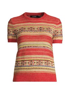 Lauren Ralph Lauren - Eyelah adīts džemperis - RED MULTI Lauren Ralph Lauren - Eyelah adīts džemperis - RED MULTI | Stockmann