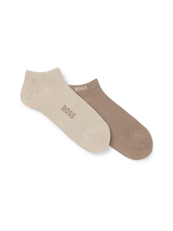 BOSS - Logo Bamboo -sukat 2-pack - 244 OPEN BROWN | Stockmann - photo 1