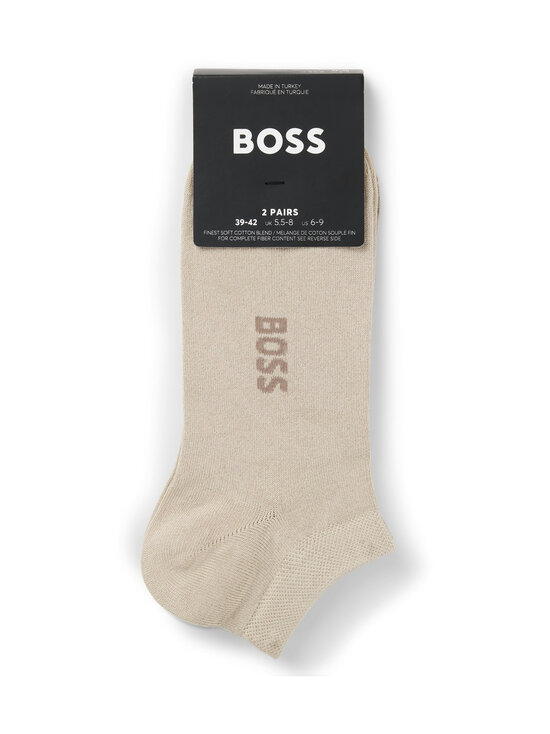 BOSS - Logo Bamboo -sukat 2-pack - 244 OPEN BROWN | Stockmann - photo 2
