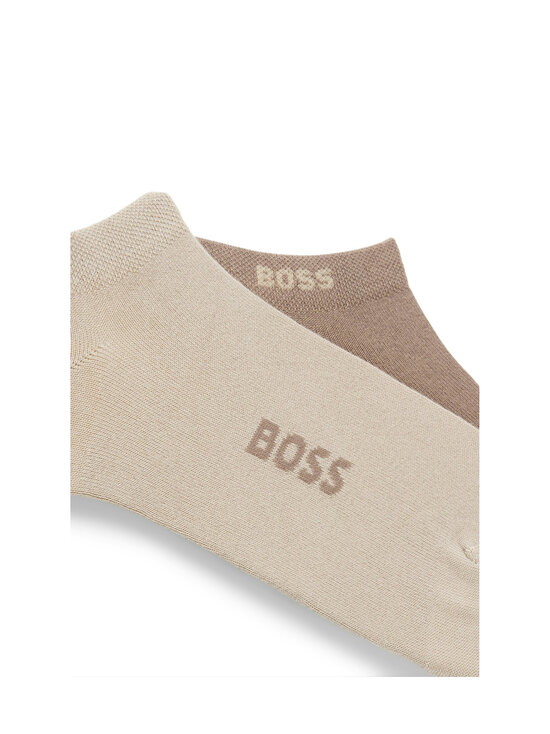 BOSS - Logo Bamboo -sukat 2-pack - 244 OPEN BROWN | Stockmann - photo 3