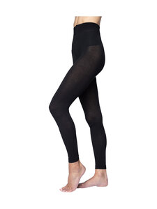 Norlyn - Ribbineulotut villaleggingsit - 1210 BLACK | Stockmann