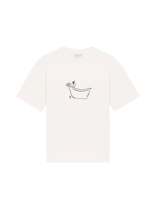 Drôle de Monsieur - Wine Bath t-paita - OW OFF WHITE | Stockmann - photo 1