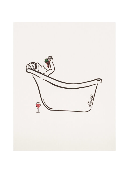 Drôle de Monsieur - Wine Bath t-paita - OW OFF WHITE | Stockmann - photo 2