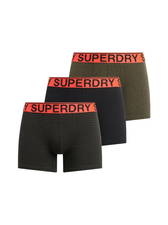 Superdry - Bokserid, 3 paari - B9Y KHAKI STRIPE/KHAKI GRIT/BLACK - photo 1 Superdry - Bokserid, 3 paari - B9Y KHAKI STRIPE/KHAKI GRIT/BLACK | Stockmann - photo 1