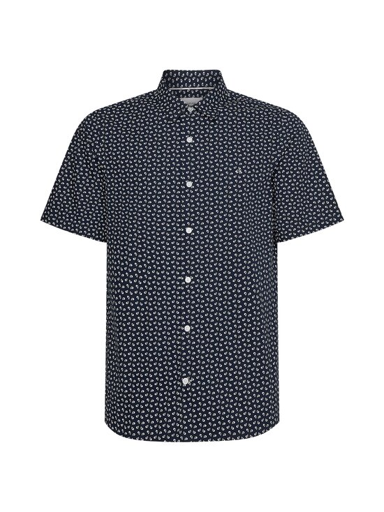Slim Fit Micro Paisley Print -kauluspaita