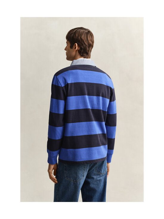 GANT - Regular Chambray Stripe Heavy Rugger polo džemperis - 417 ROYAL BLUE | Stockmann - photo 3