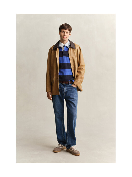 GANT - Regular Chambray Stripe Heavy Rugger polo džemperis - 417 ROYAL BLUE | Stockmann - photo 5