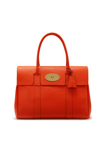Mulberry - Bayswater Small Classic Grain pleca soma - N663 CORAL ORANGE | Stockmann