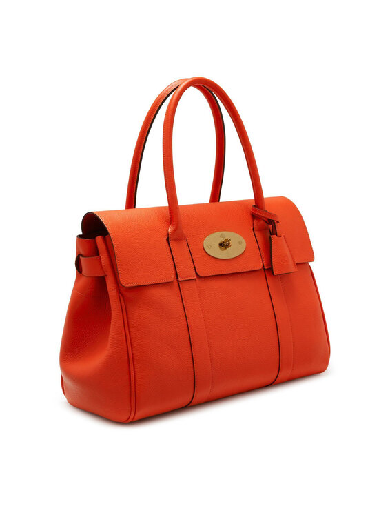 Mulberry - Bayswater Small Classic Grain pleca soma - N663 CORAL ORANGE | Stockmann - photo 3
