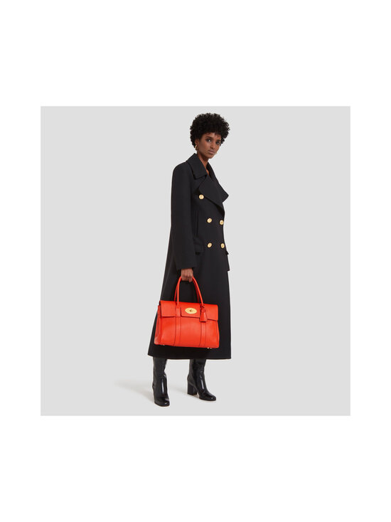 Mulberry - Bayswater Small Classic Grain pleca soma - N663 CORAL ORANGE | Stockmann - photo 6