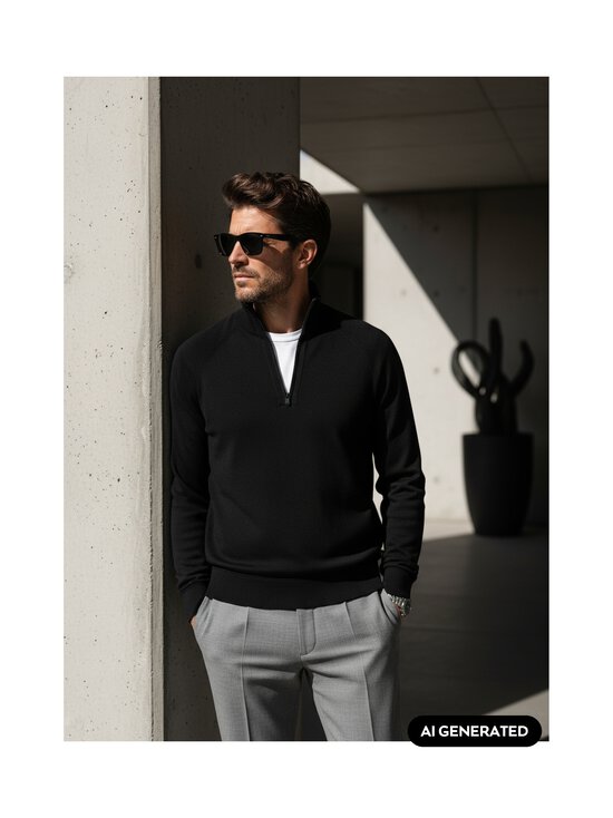 BOSS - Fabio džemperis - 001 BLACK | Stockmann - photo 5
