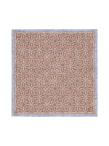 Stockholm Kravatt - Tile Print -silkkitaskuliina - 5 BLUE | Stockmann