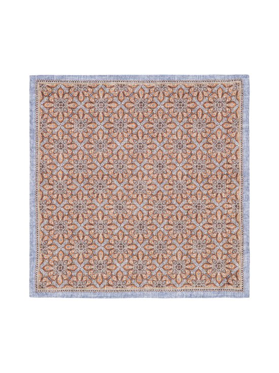 Stockholm Kravatt - Tile Print -silkkitaskuliina - 5 BLUE | Stockmann - photo 1