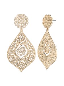 Marchesa - Kõrvarõngad FILIGREE DROP - GOLD | Stockmann