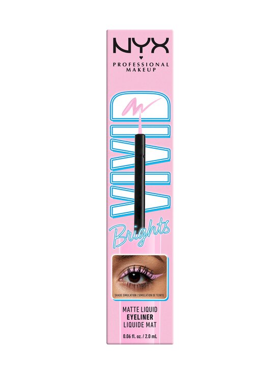 NYX Professional Makeup - Vivid Brights Liquid Liner eyeliner -silmänrajauskynä - 09 SNEAKY PINK - photo 4 NYX Professional Makeup - Vivid Brights Liquid Liner eyeliner -silmänrajauskynä - 09 SNEAKY PINK | Stockmann - photo 4