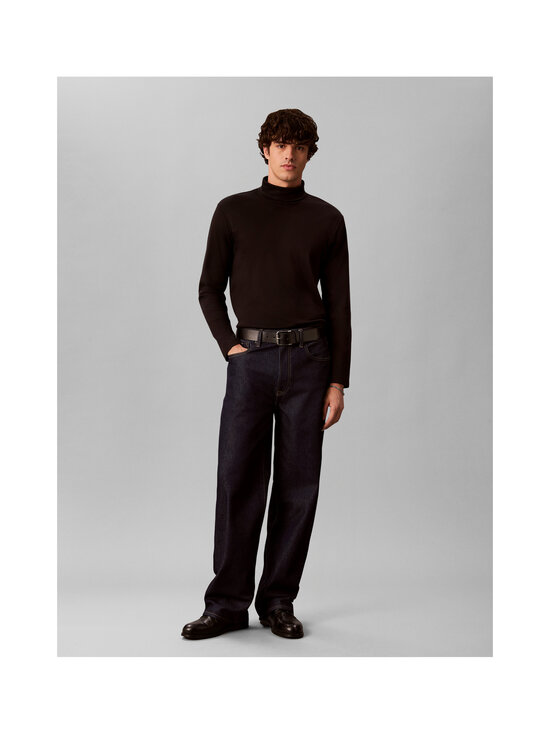 Calvin Klein Menswear - Lightweight Supima Rollneck -poolopaita - UB1 BLACK | Stockmann - photo 2