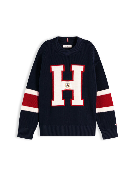 Tommy Hilfiger - Graphic adīts džemperis - C1G DARK NIGHT NAVY | Stockmann - photo 1